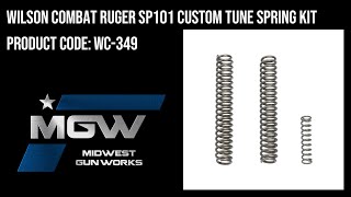 Wilson Combat Ruger SP101 Custom Tune Spring Kit  WC349 [upl. by Yennor]