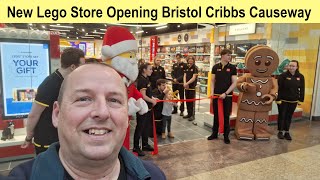 New Lego Store grand opening at Bristol Cribbs Causeway [upl. by Akinak]