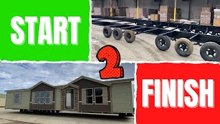 HERES HOW MOBILE HOMES ARE BUILT Start to finish manufacturing plant tour Winston Homebuilders [upl. by Sana]