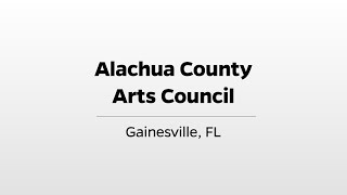 Alachua County Arts Council  WUFTs Greater Good [upl. by Arnaud305]