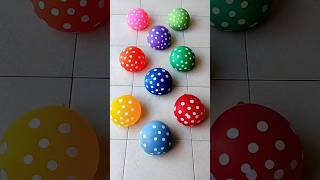 Nine Polkadot Water Balloons Pop Reverse Video Asmr [upl. by Nonahs162]