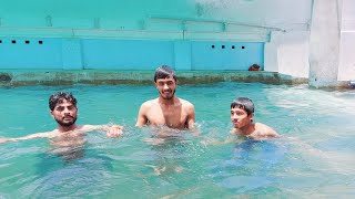 First Time Swimming Pool Main Dulha Bhai Nahya [upl. by Natanoy]