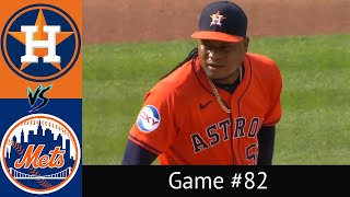 Astros VS Mets Condensed Game 62924 [upl. by Schouten]