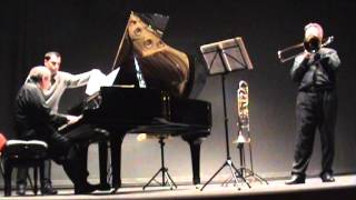 Christian Brandhofer trombonThree Gershwin melodies Piano François RiuBarotte [upl. by Maire627]