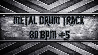 Southern Metal Drum Track 80 BPM HQHD [upl. by Ocsinarf]