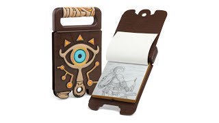 Breath of the Wild Sheikah Slate Sketchbook Livestream from ThinkGeek [upl. by Sprung898]