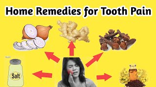 Home Remedies for Tooth Pain [upl. by Barabbas]