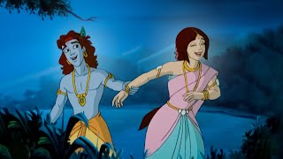 Krishna The Great  राधा कृष्ण का मिलन  Epic Love Story  Cartoons for Kids in Hindi [upl. by Schick]