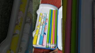 Pencil Case Organisation stationery schoolsupplies pencilbox shorts [upl. by Rahel]