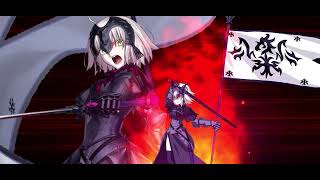 FGO Jeanne Alter Old Animation 1st amp 2nd Ascension [upl. by Nidla]