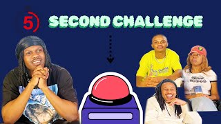 5 SECOND CHALLENGE ft REGGIE MOHLABI  BABYY BOY [upl. by Neelehtak456]