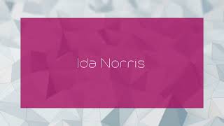 Ida Norris  appearance [upl. by Sedinoel]