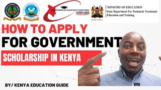 How to apply for government scholarship in Kenya 2023 [upl. by Blood]