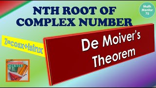 Nth Root of Complex Number  A Level Math [upl. by Pederson]