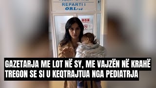 Tetovë Gazetarja me lot në sy me vajzën në krahë tregon se si u keqtrajtua nga pediatrja [upl. by Malka459]