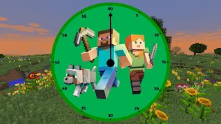 1 MINUTE TIMER WITH ALARM  MINECRAFT  TEACHER JHEAN [upl. by Huesman]