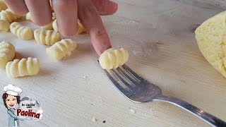 Gnocchi di patate fatti in casa Ricetta e consigli per fare gnocchi perfetti  cucina con Paolina [upl. by Ahsitnauq]