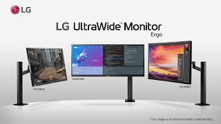 LG UltraWide Ergo Monitor  Designed Around You [upl. by Yenitirb]