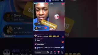 Part 1 Nicki Minaj Live on tiktok with landale [upl. by Ecirbaf]