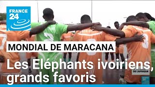 Premier Mondial de maracana à Abidjan  les Eléphants grands favoris • FRANCE 24 [upl. by Hsepid]