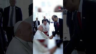 Pope Francis meets Singapore President Tharman at Parliament [upl. by Eniffit]