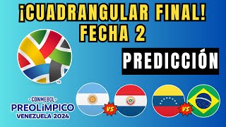 PREOLÍMPICO 2024  RESUMEN ANÁLISIS Y PREDICCIÓN PARA LA FECHA 2  CUADRANGULAR FINAL [upl. by Eidnew]