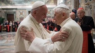 Pope Francis and Pope Benedict Make Joint Appearance [upl. by Aennyl862]