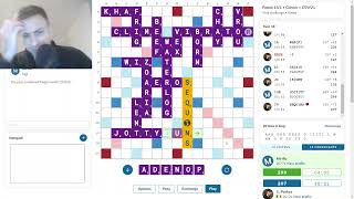 Scrabble game with commentary no425 [upl. by Nylessej789]