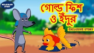 গোল্ড ফিশ ও ইঁদুর  Goldfish and Mouse in Bengali  Rupkothar Golpo  Bangla Cartoon  Koo Koo TV [upl. by Donnie794]