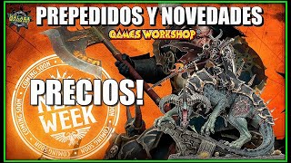 PREPEDIDOS Games Workshop PRECIOS CONFIRMADOS [upl. by Lomaj]