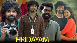 Hridayam New Blockbuster Hindi Dubbed Romantic Movie Review  Pranav Mohanlal Kalyani Priyadarshan [upl. by Ecinev]