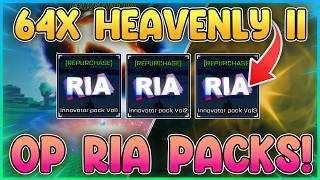 Sols RNG RIA PACKS RELEASED Using 64X Heavenly Potions THIS HAPPENED [upl. by Imena]