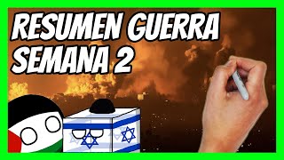 ✅ RESUMEN de la SEMANA 2 de la guerra entre ISRAEL y HAMÁS en 5 minutos  Hezbolá mueve ficha [upl. by Nickola]