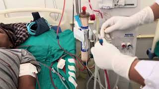 How to terminate of dialysis nipro hemodialysis ckdpatient ckdpatient [upl. by Sadella524]