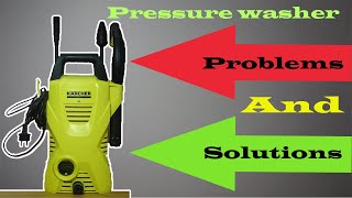 Pressure washer  3 Common problems amp solutions [upl. by Eirotal676]