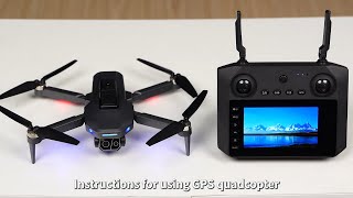 K619 MAX 4K Drone obstacle avoidance Drone Usage tutorial [upl. by Eserehc]