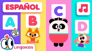 Canción del ABECEDARIO en ESPAÑOL 🔤🎶 Canciones Infantiles  Lingokids [upl. by Etteoj]