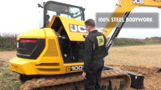 The JCB 90Z1 amp 100C1 compact excavators [upl. by Eelatan]