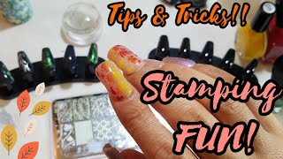 NAIL Stamping 101 TIPS amp TRICKS [upl. by Lundt]