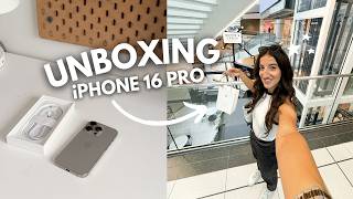 UNBOXING iPHONE 16 PRO is this really worth the upgrade [upl. by Pacian]