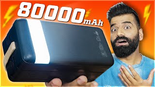 Worlds Largest 80000mAh Power Bank  Best Power Bank 2023🔥🔥🔥 [upl. by Eceeryt256]