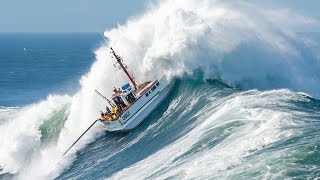 Huge waves and Impressive allweather lifeboats [upl. by Moll]