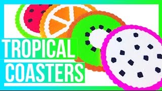 Tropical Coasters DIY [upl. by Ruphina119]