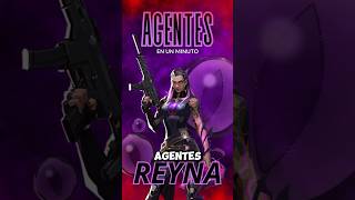 AGENTES DE VALORANT EN 1 MINUTO  REYNA valorant comosalirdeplatinoenvalorant valorantclips [upl. by Esirehs126]