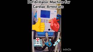 Defibrillator for cardiac Arrest ptsicu icucciolidicarlotta icunurse shortvideo hospitalstaff [upl. by Eward]