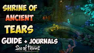 Sea Of Thieves Sunken Kingdom Shrine of Ancient Tears  Guide  Journals [upl. by Halueb712]