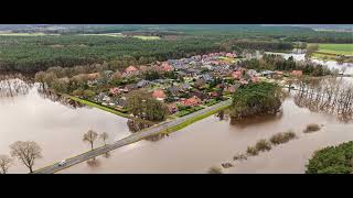 Hochwasser Rund um Haselünne 2324 [upl. by Pudens420]