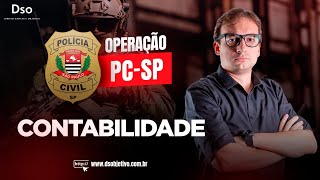 OPERAÇÃO PCSP  CONTABILIDADE  LIVE 17 [upl. by Inoliel]