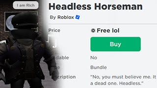 The FREE Headless Horseman Incident Roblox [upl. by Eileme239]