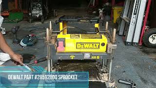 Dewalt DW733 planer broken feed [upl. by Susanetta]